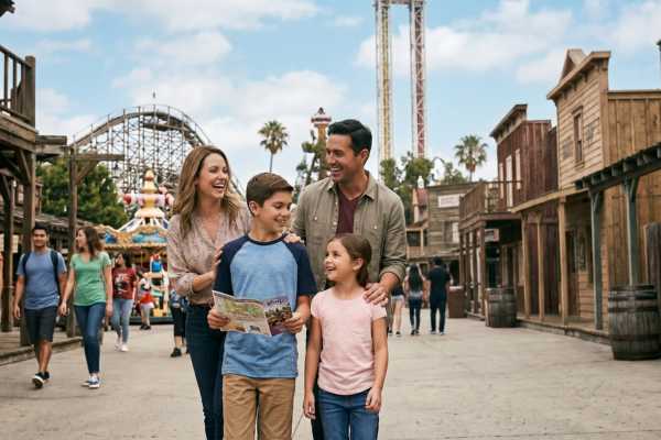The Anaheim Visitors Guide on a sunny day out