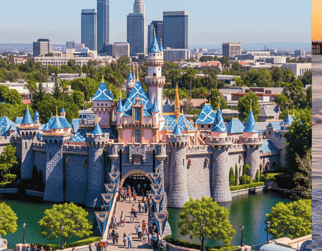 Disneyland castle, Anaheim